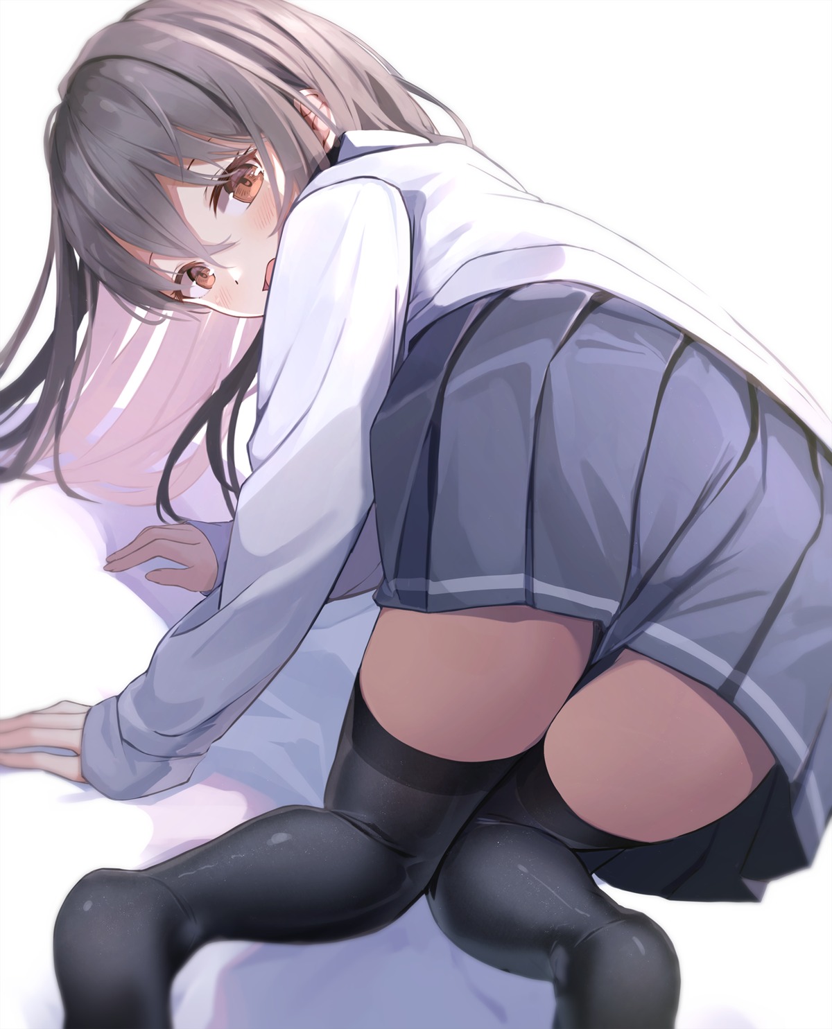 ass seero seifuku thighhighs