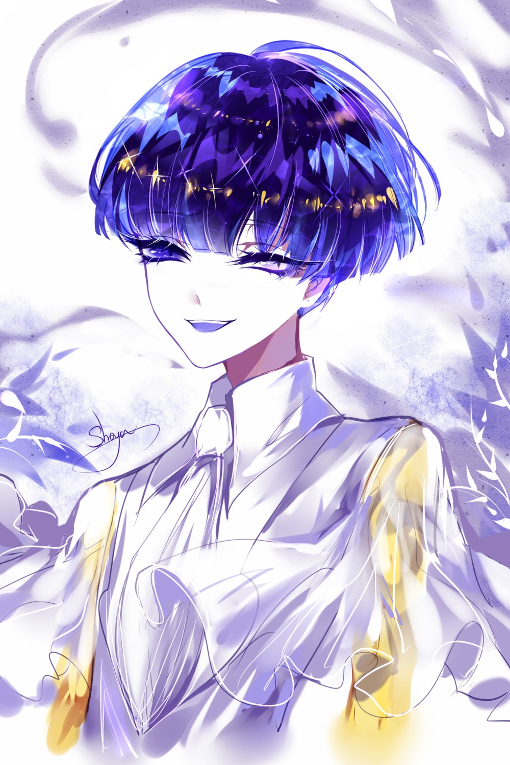 autographed heterochromia houseki_no_kuni phosphophyllite sheya