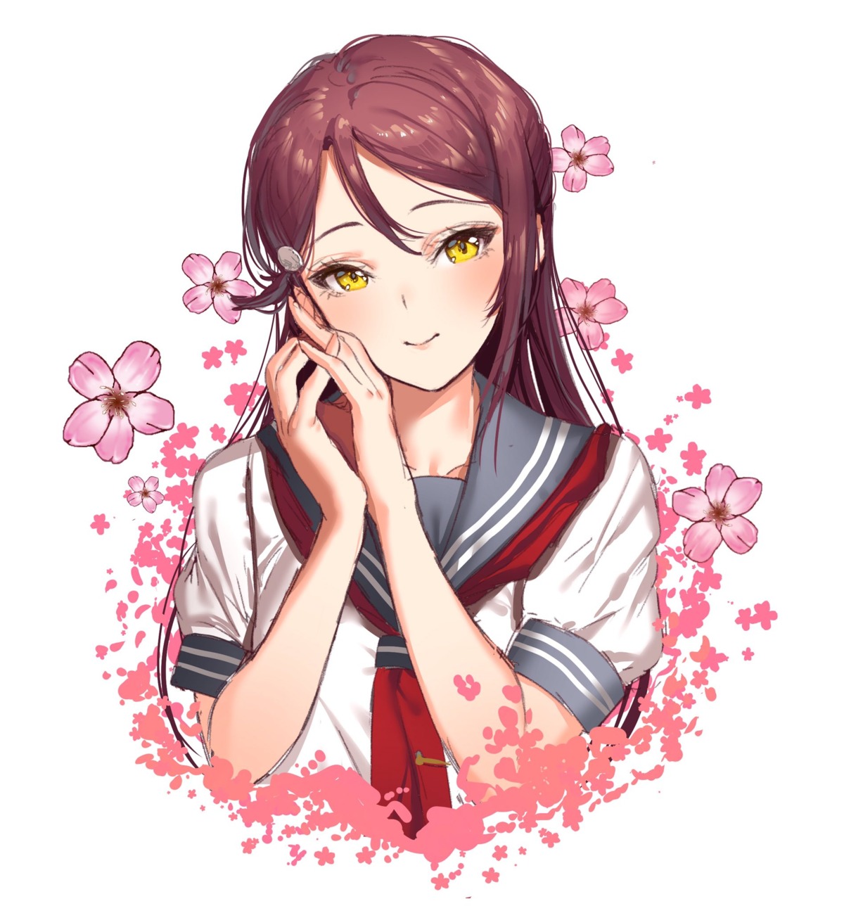 hiyashi_mirano love_live!_sunshine!! sakurauchi_riko seifuku