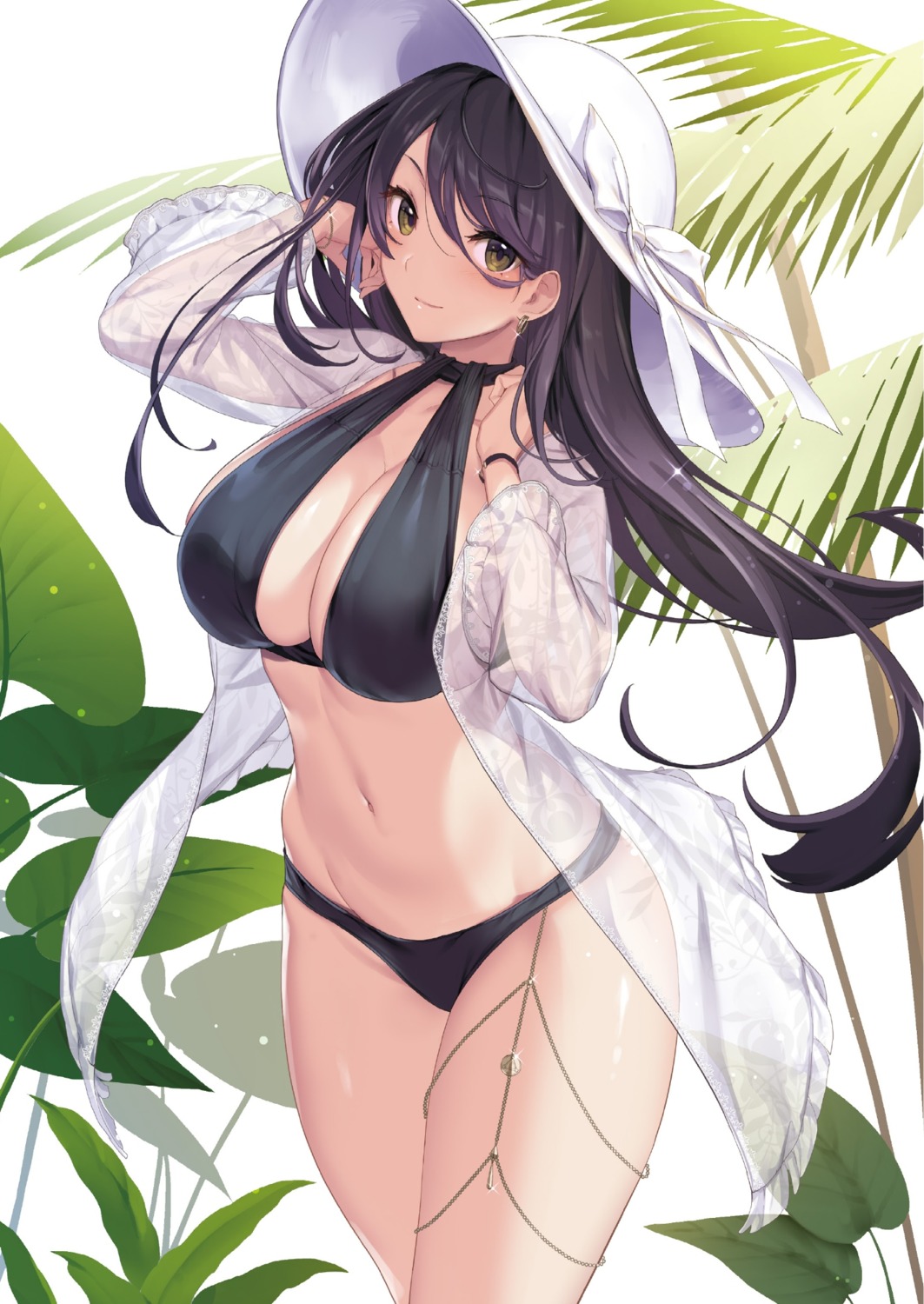 cleavage ikomochi see_through swimsuits