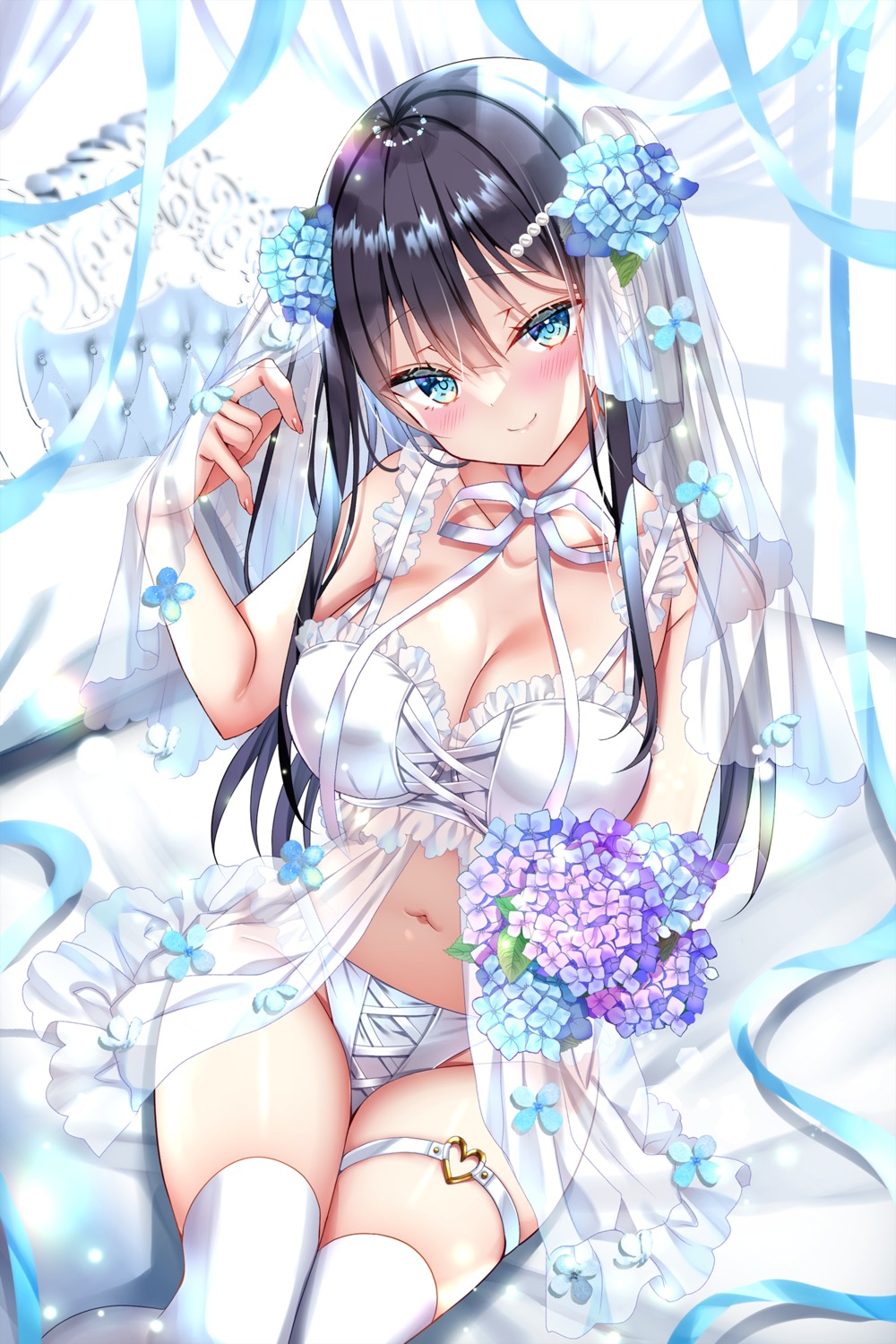 garter lingerie nae-nae pantsu see_through thighhighs