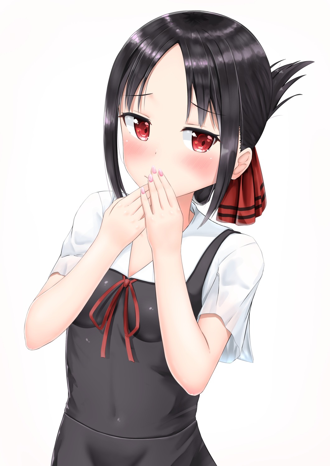 kaguya-sama_wa_kokurasetai_~tensai-tachi_no_renai_zunousen~ seifuku shinomiya_kaguya takechii