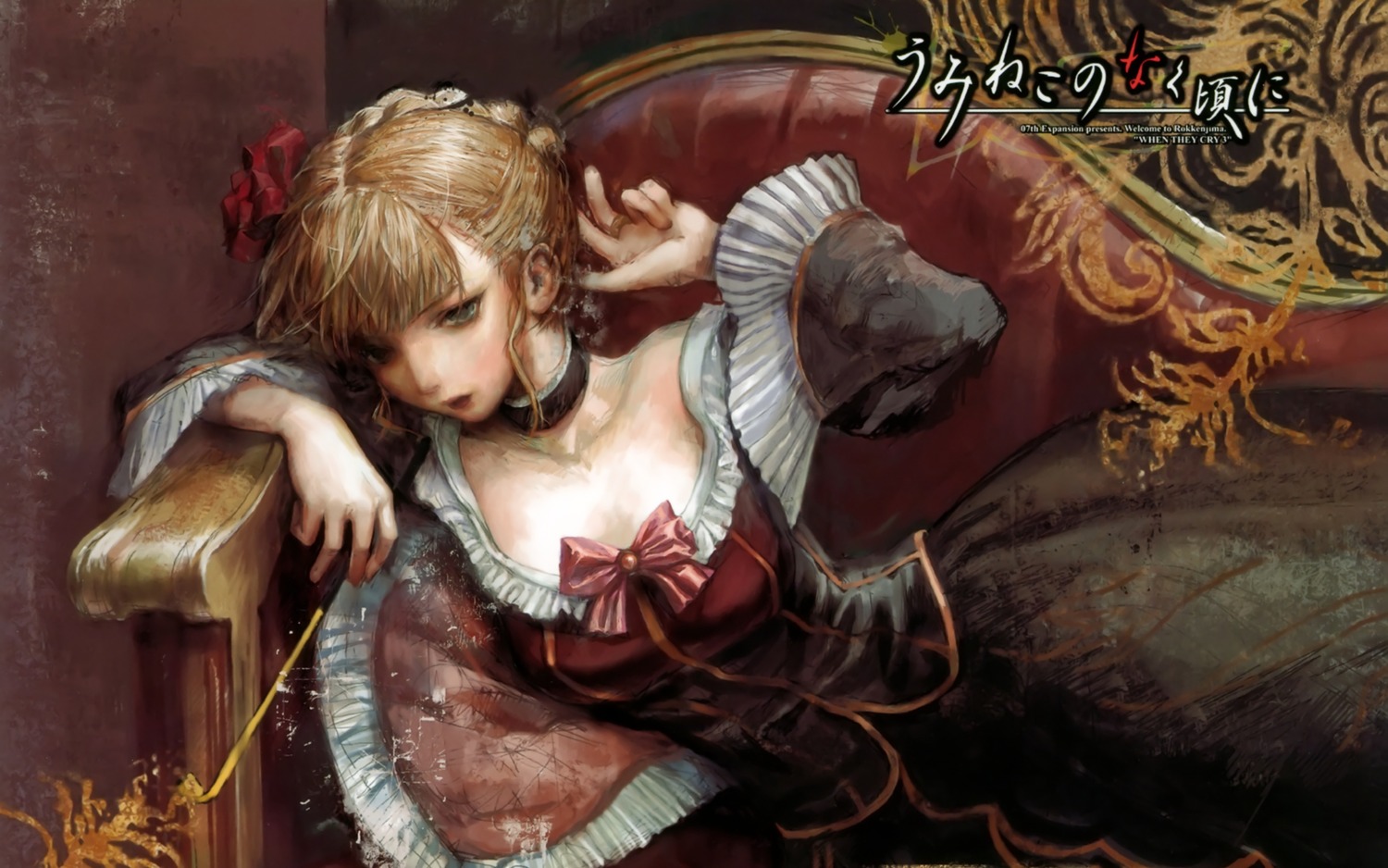 beatrice dress fuyuno_haruaki umineko_no_naku_koro_ni wallpaper