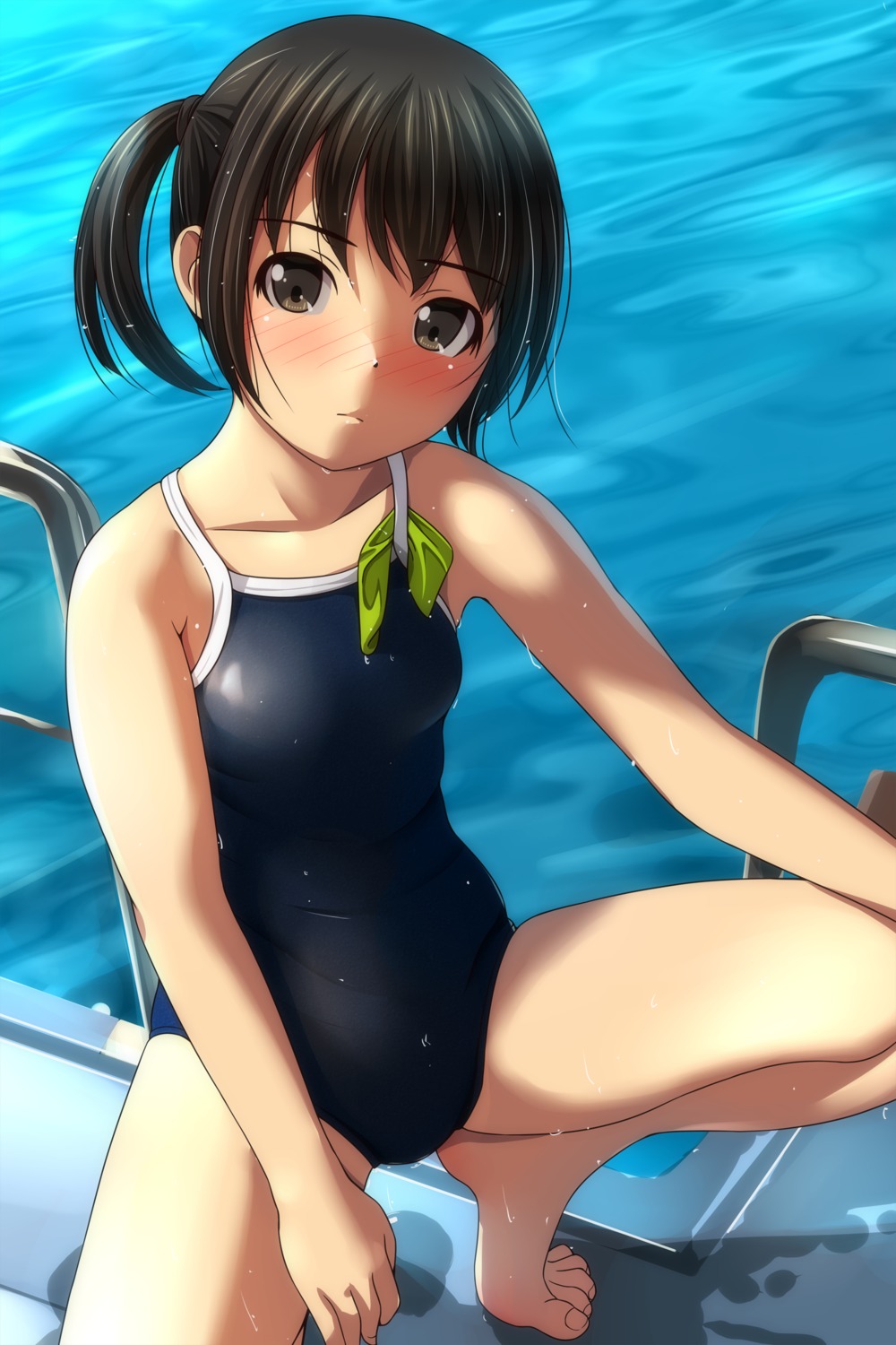 loli matsunaga_kouyou school_swimsuit swimsuits wet