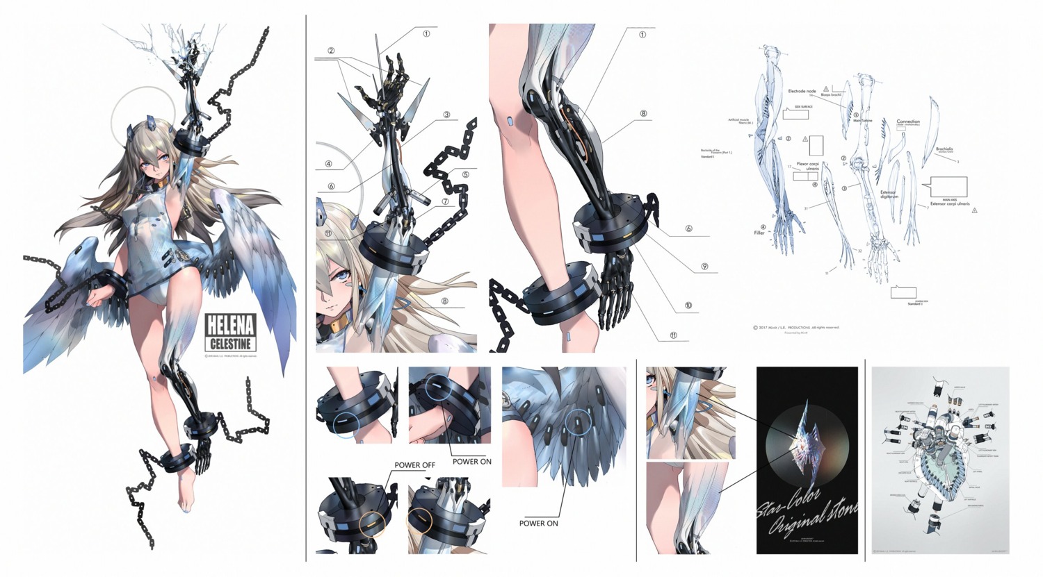 character_design leotard mecha_musume miv4t wings