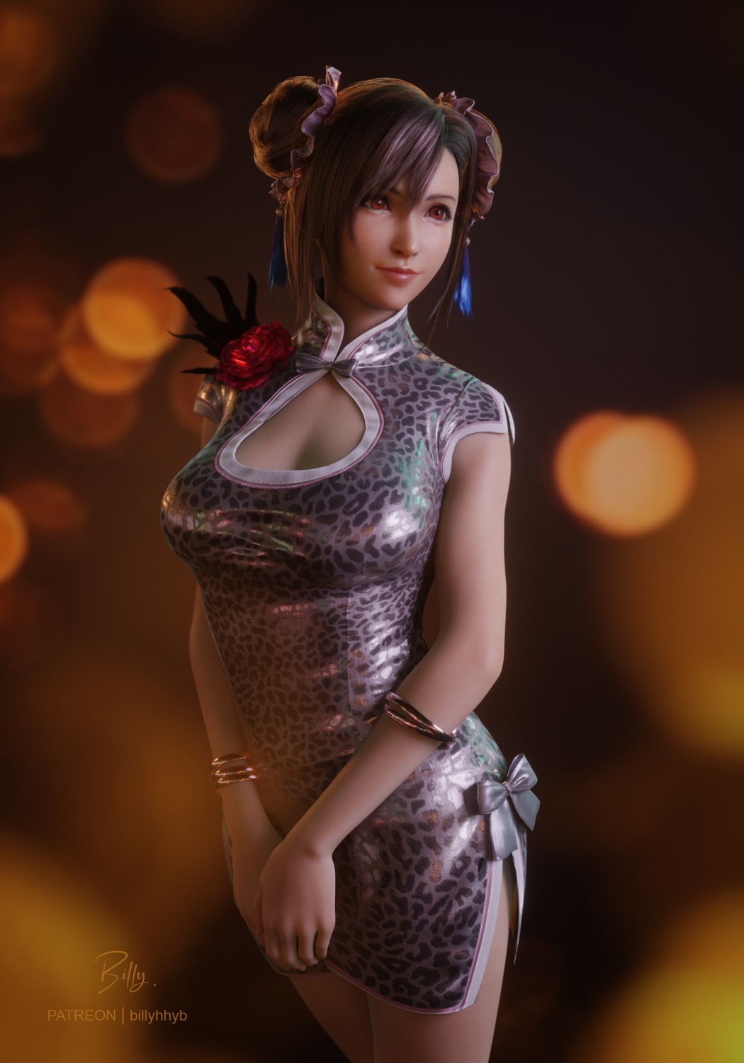 billy cg chinadress cleavage final_fantasy final_fantasy_vii tagme tifa_lockhart