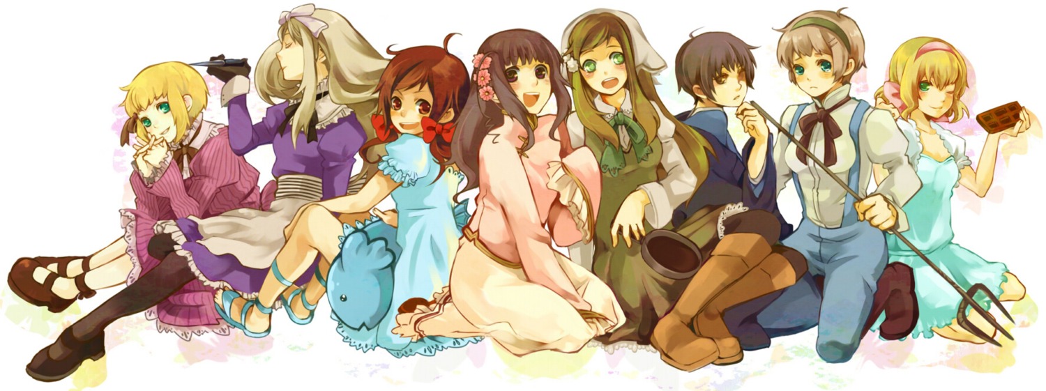 belarus belgium hetalia_axis_powers hungary ica_ditte japan liechtenstein seychelles taiwan ukraine