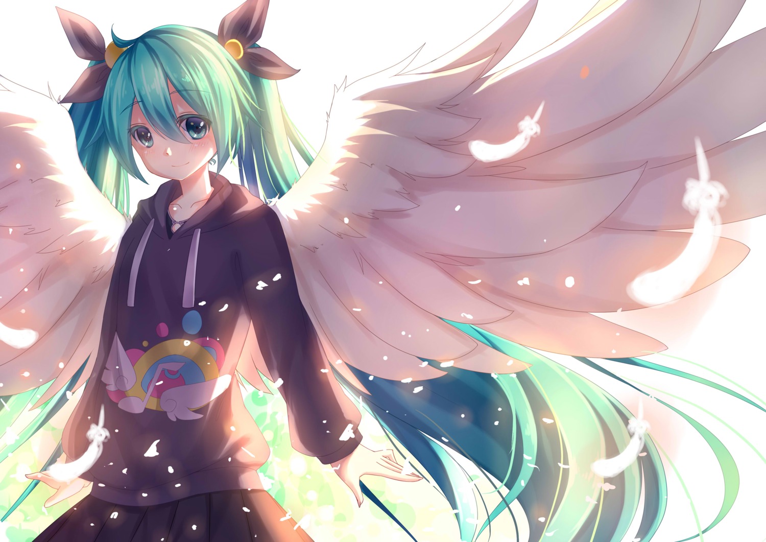 akabane_(pixiv3586989) hatsune_miku vocaloid wings