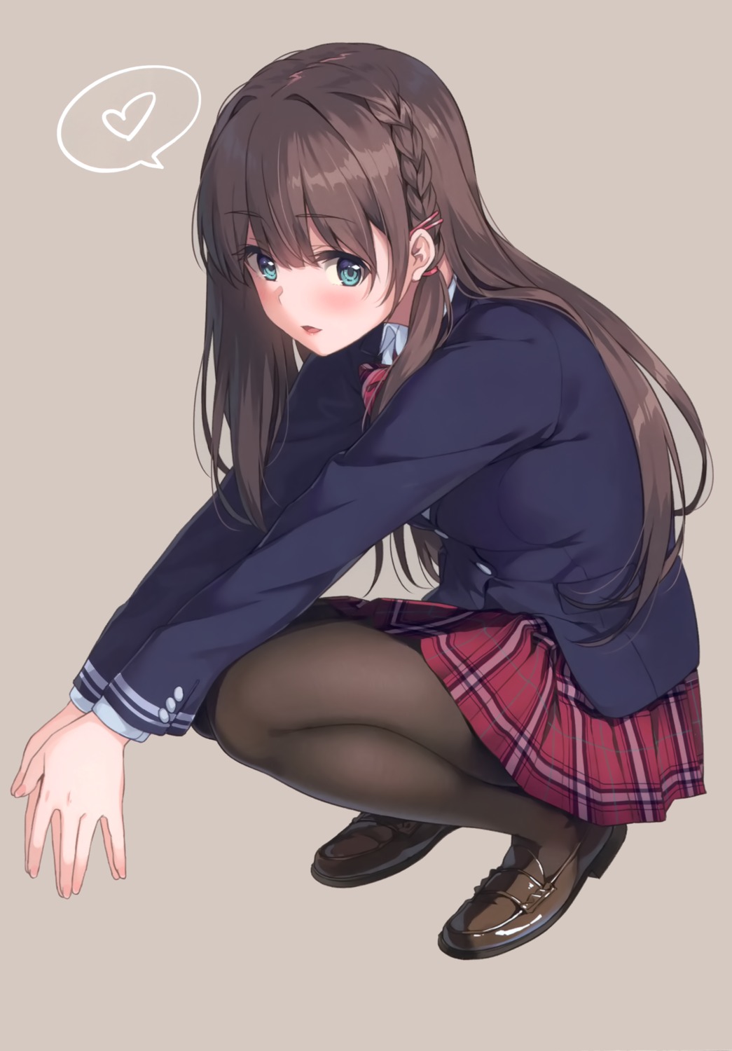 pantyhose seifuku skirt_lift unasaka