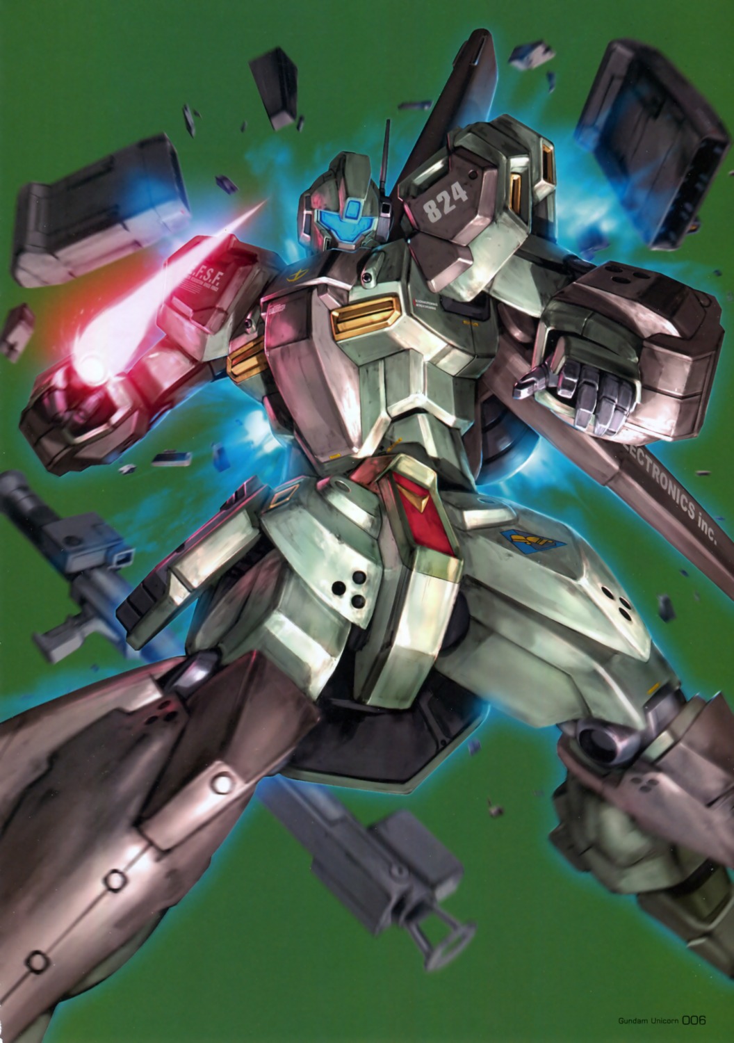 gundam gundam_unicorn jegan mecha morishita_naochika stark_jegan