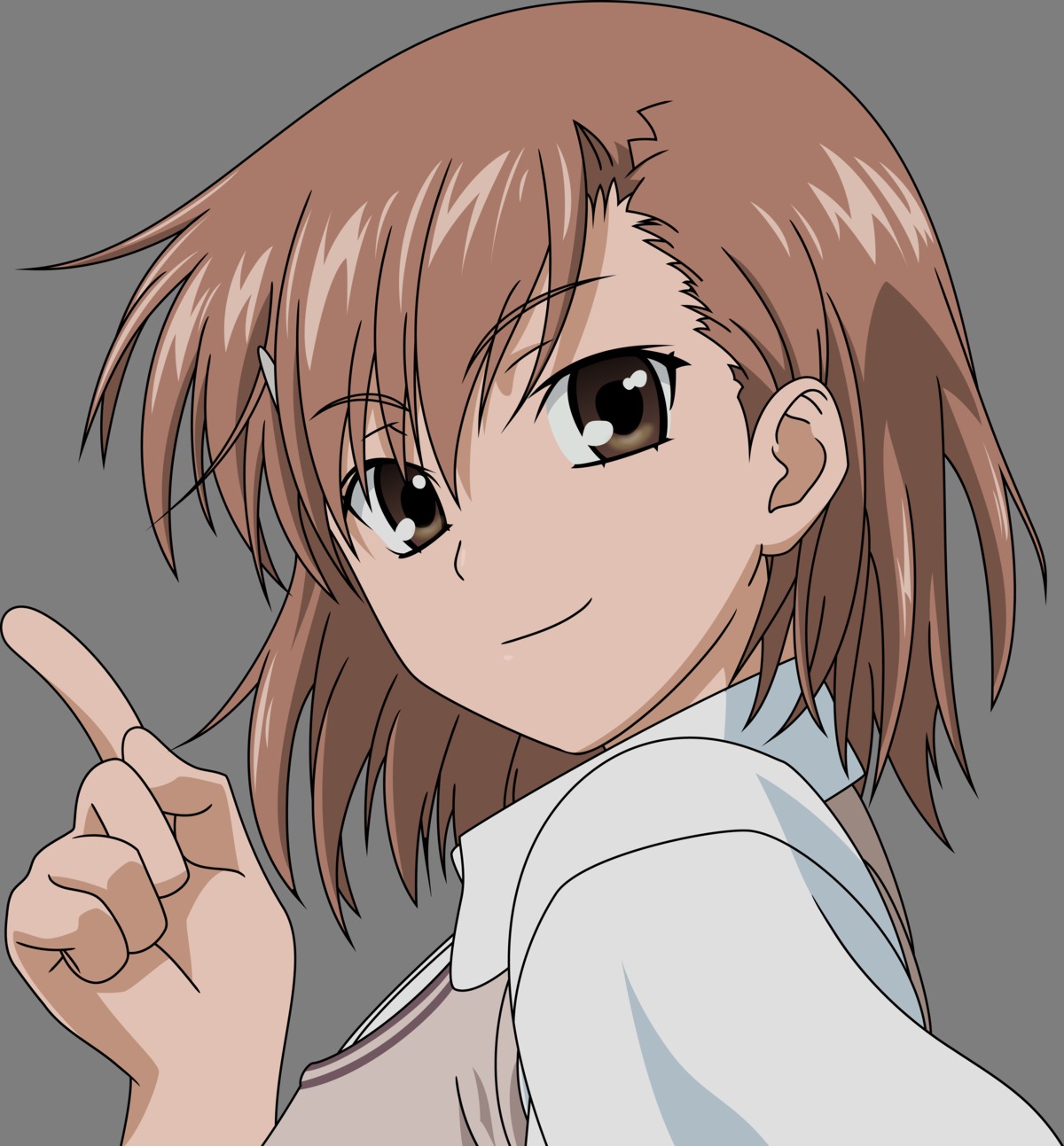 misaka_mikoto seifuku to_aru_majutsu_no_index transparent_png vector_trace