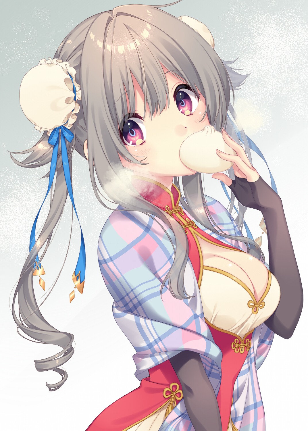 asian_clothes cleavage nagino_shizuku