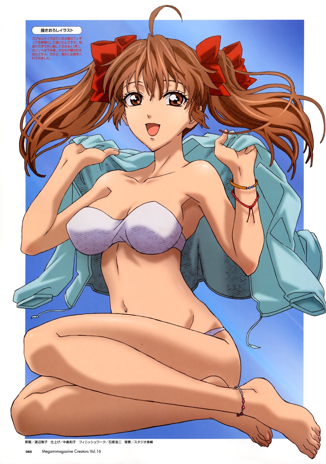 alicia_melchiott bikini swimsuits valkyria_chronicles watanabe_atsuko