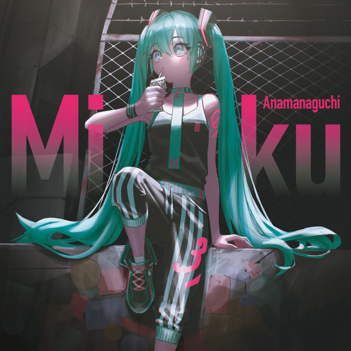 hatsune_miku headphones reoen tattoo vocaloid