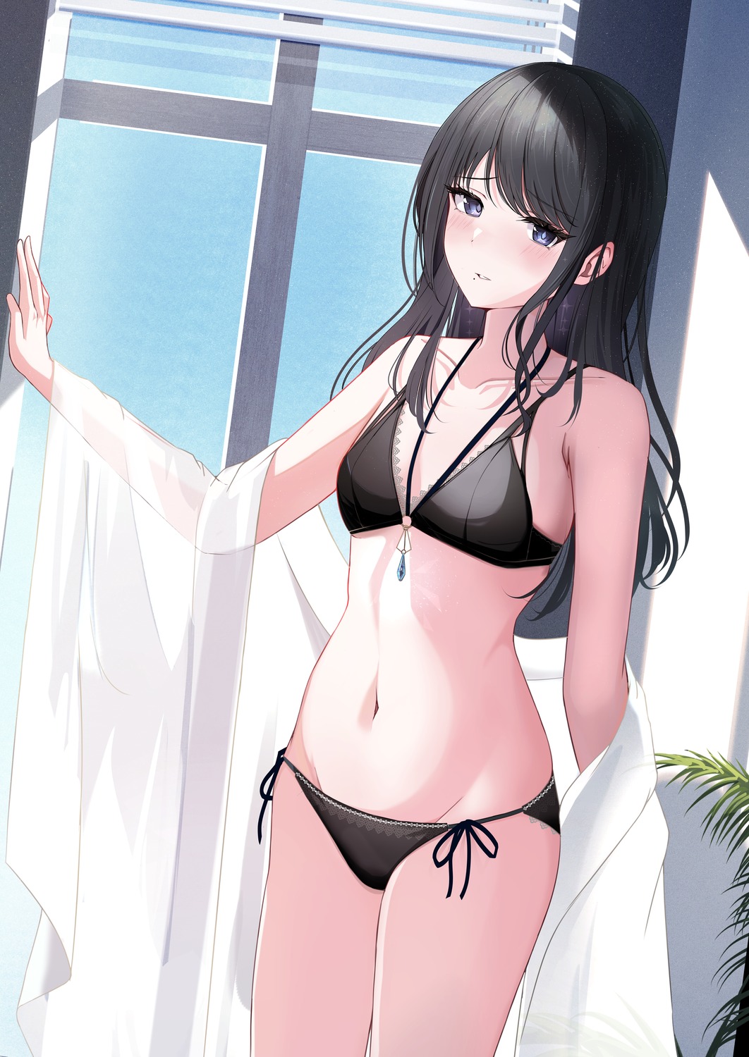 bikini kazano_hiori sikimosh swimsuits the_idolm@ster the_idolm@ster_shiny_colors