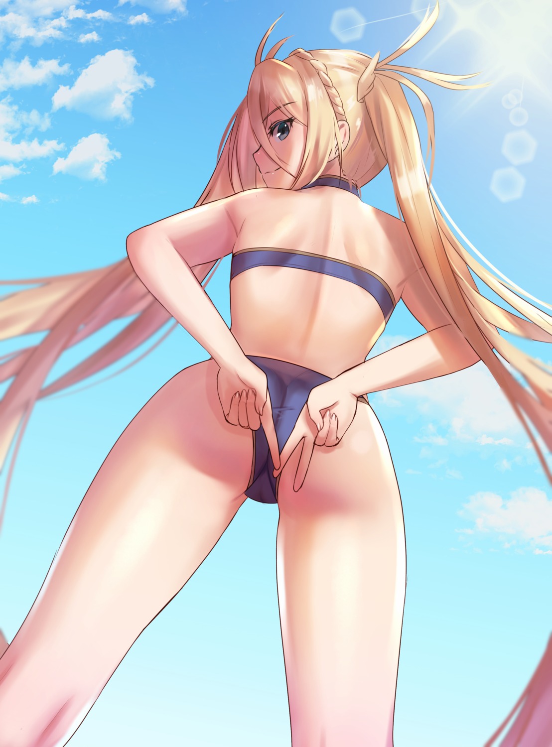 ass bikini bradamante_(fate) dolce_(dolsuke) fate/grand_order swimsuits