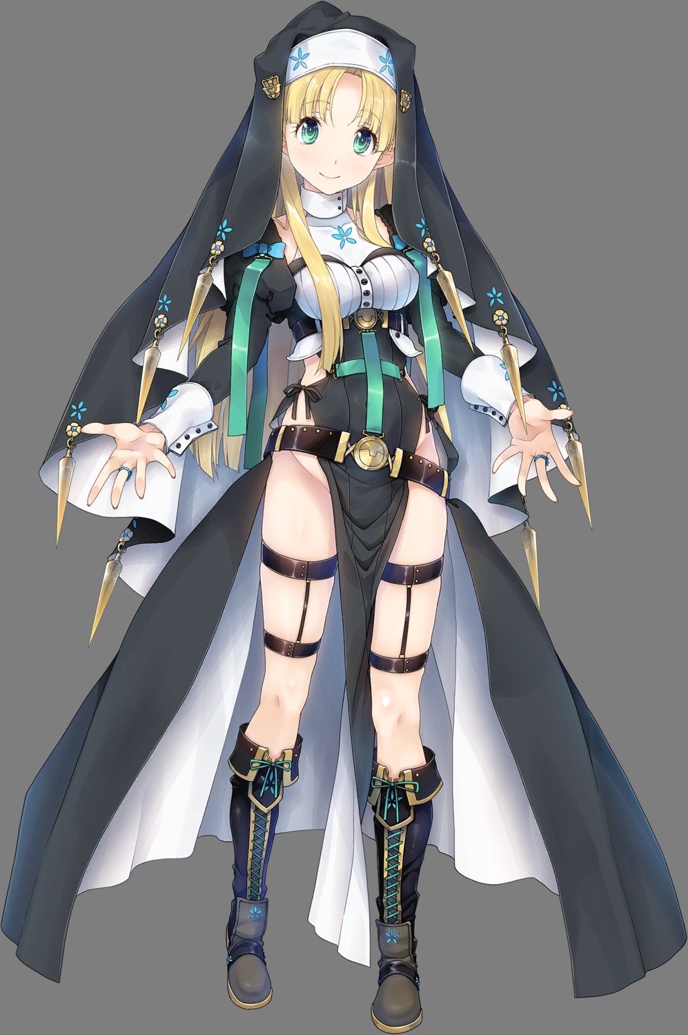 asia_argento fantasia_re:build garter highschool_dxd miyama-zero nun transparent_png