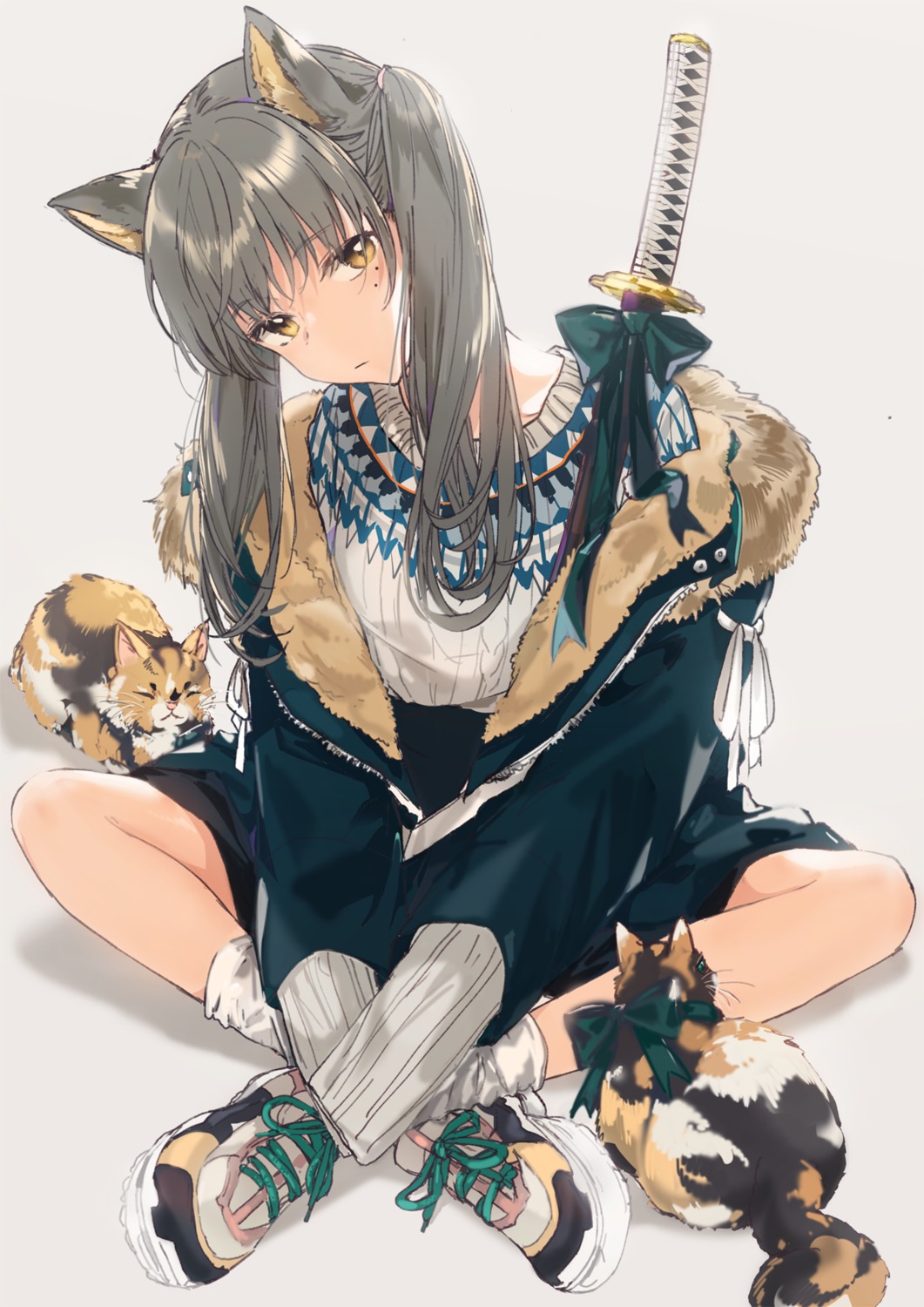 animal_ears dangmill neko sword