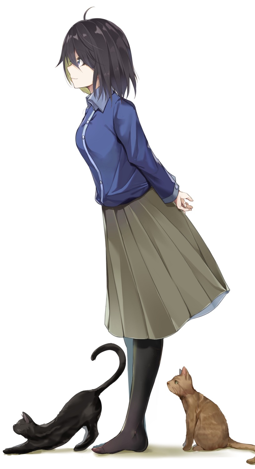 kurokuro_illust neko pantyhose