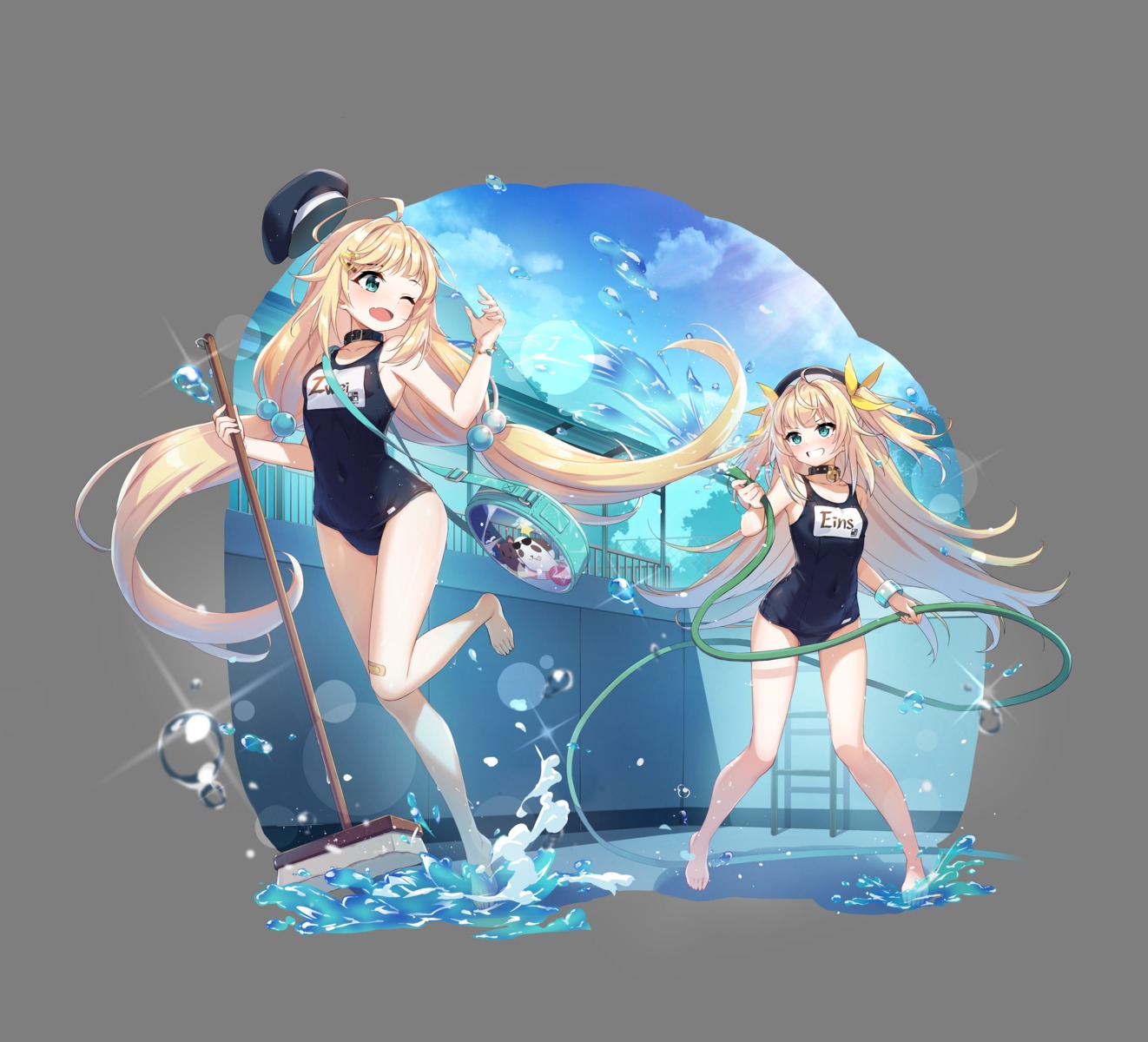 bandaid counter:side school_swimsuit swimsuits tagme transparent_png