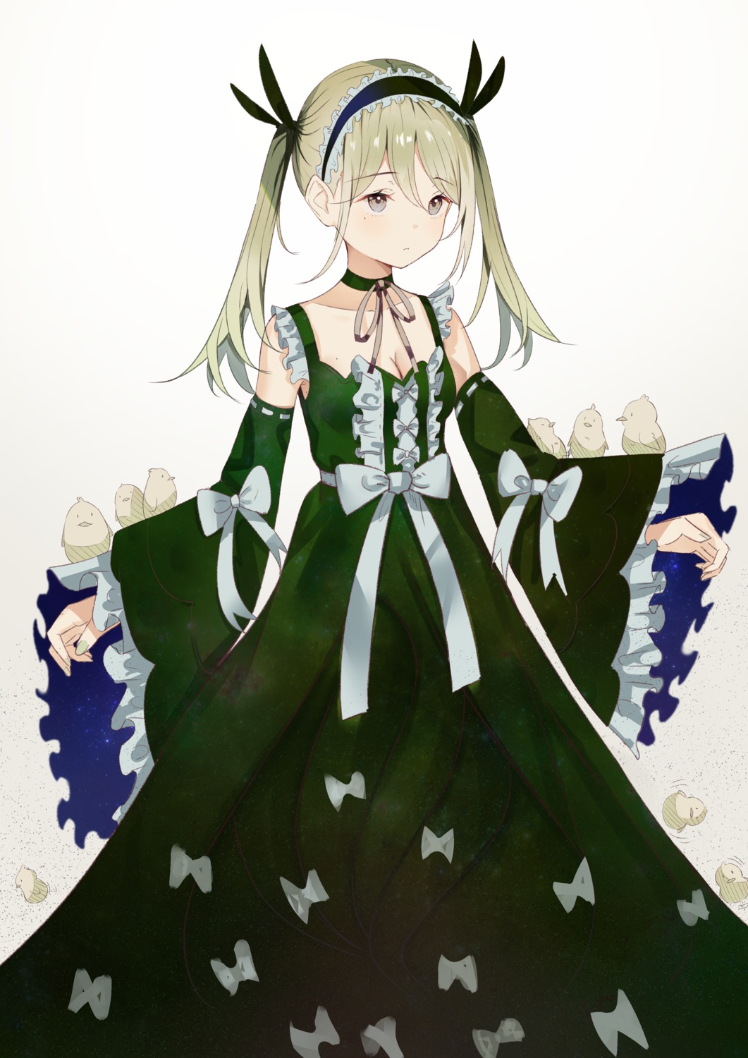 cleavage dress lolita_fashion sakura_yuu_(hzjy8485)