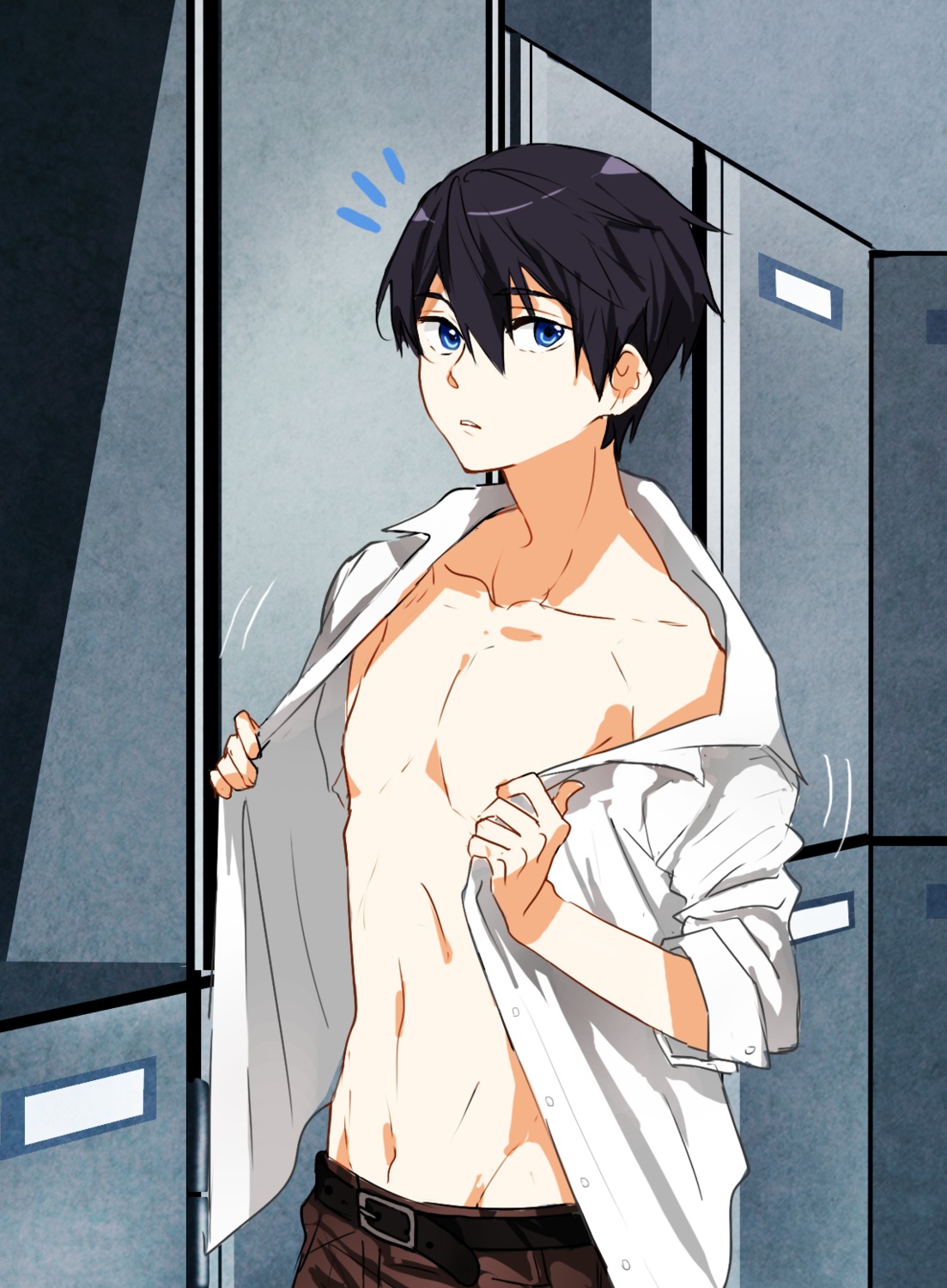 free! high_speed! male nanase_haruka undressing