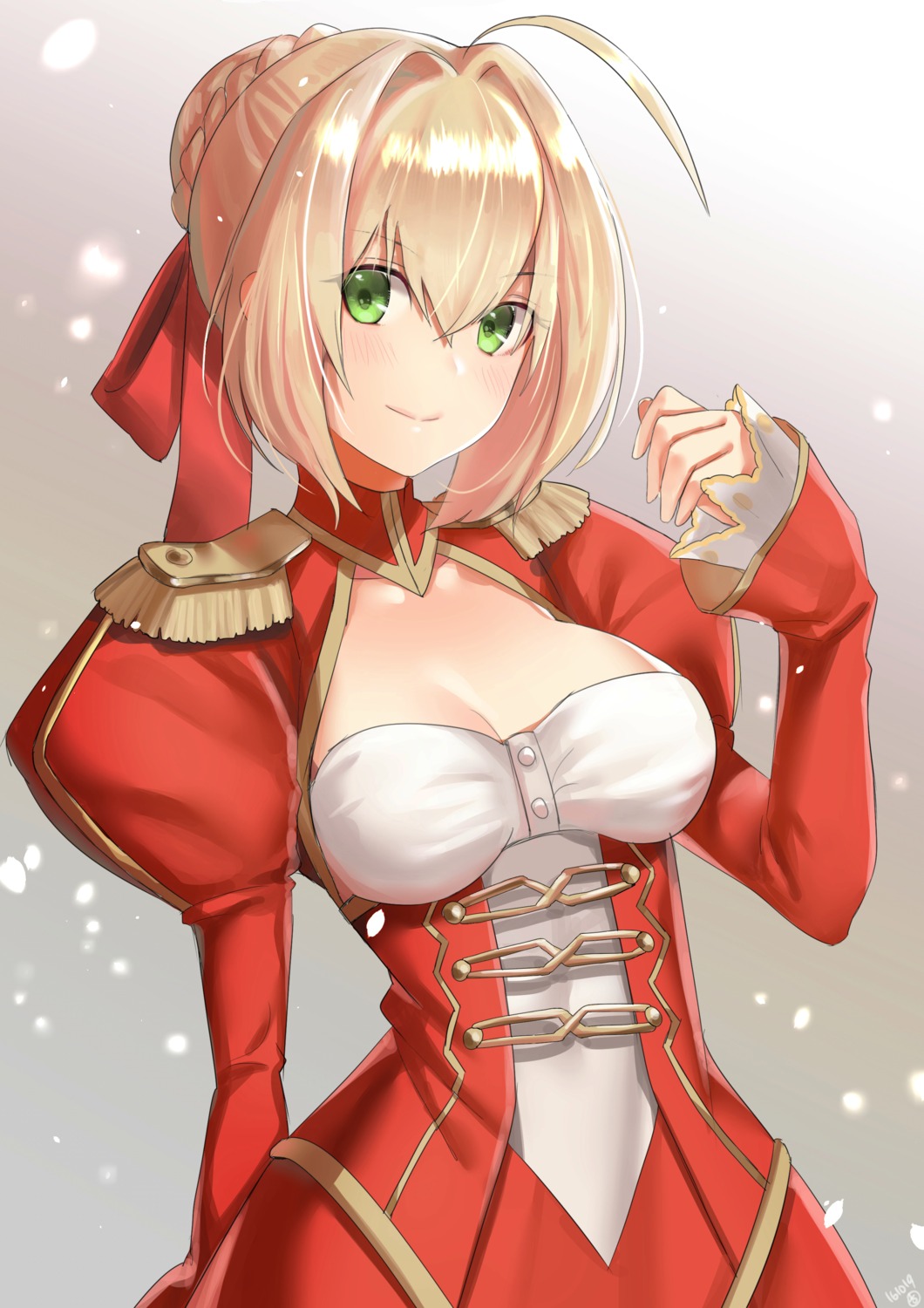 cleavage fate/extra fate/stay_night hieung saber_extra