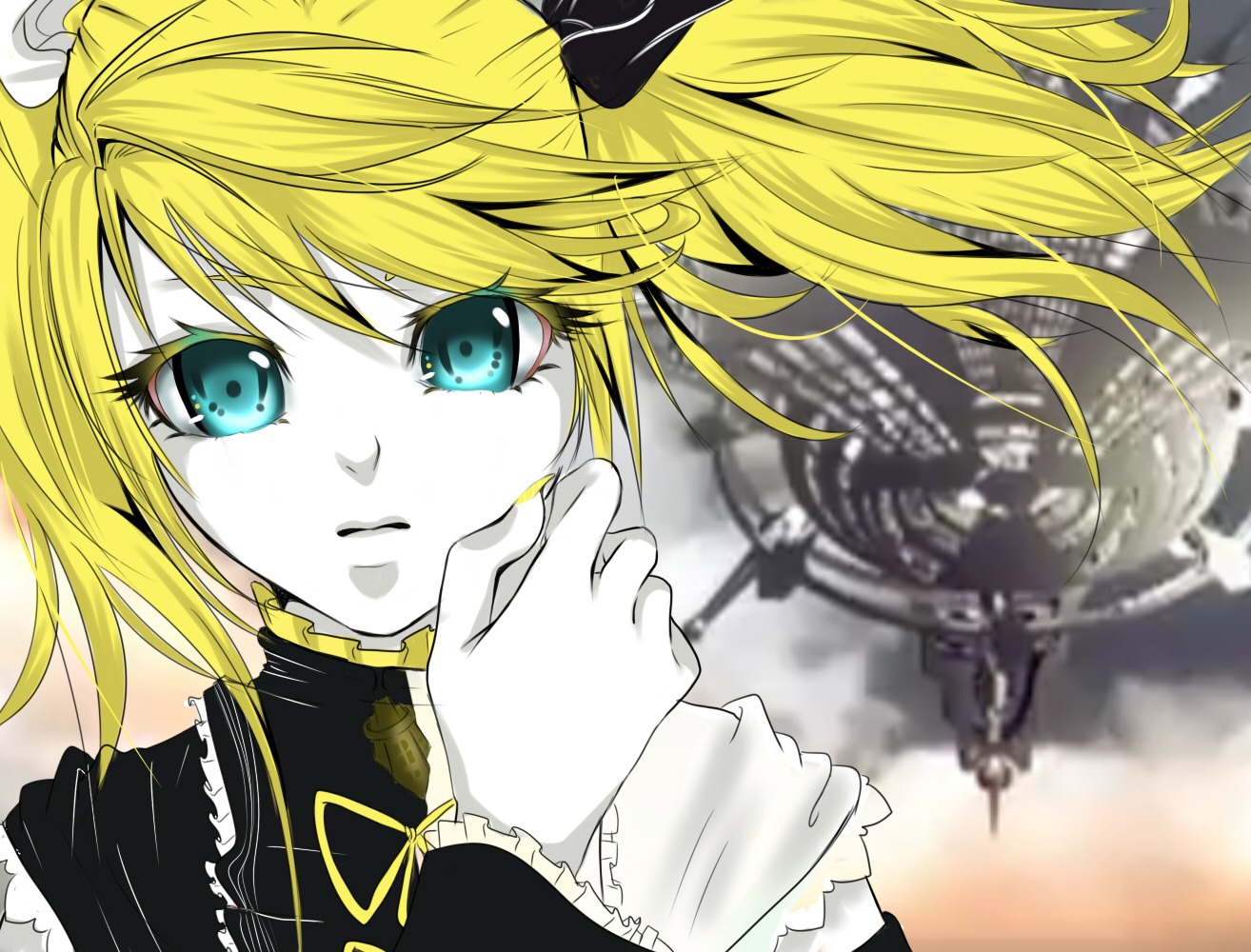 kagamine_rin meltdown_(vocaloid) taiyou_araiguma vocaloid