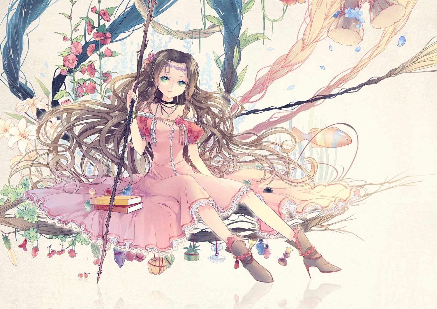 aerith_gainsborough dress final_fantasy final_fantasy_vii kieta