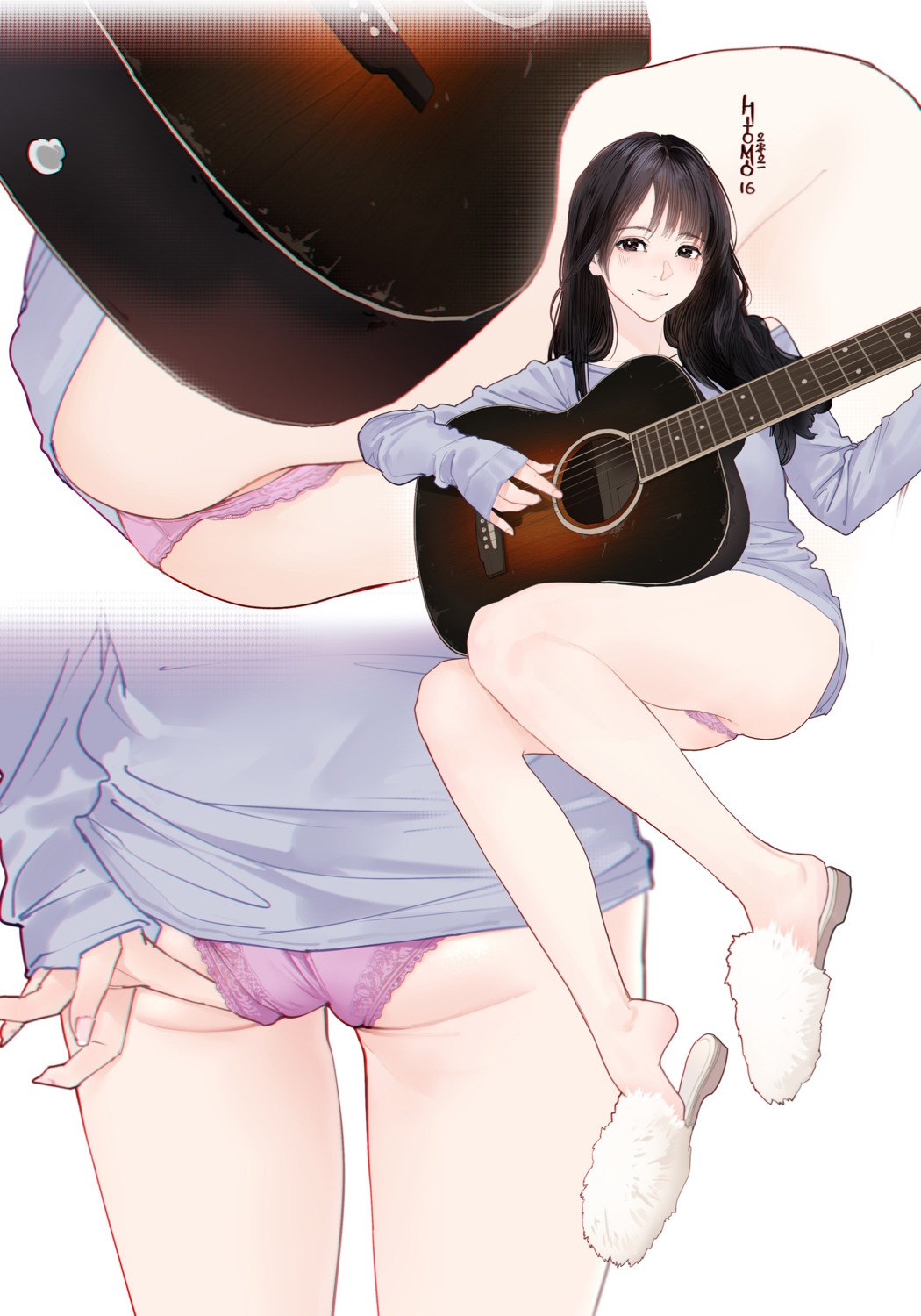 ass guitar hitomi_o pantsu thong