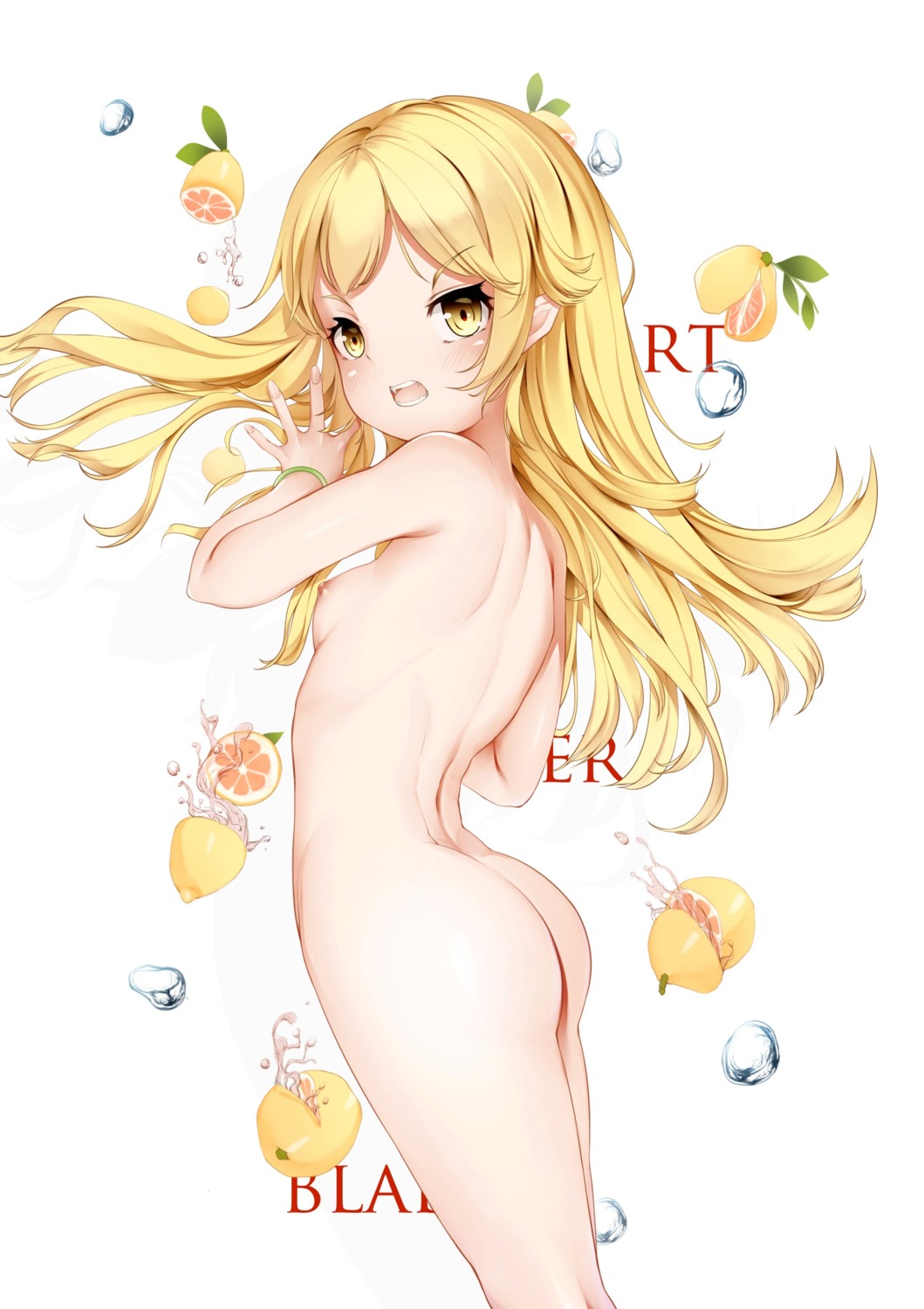 an-telin ass bakemonogatari loli monogatari_(series) naked nipples oshino_shinobu