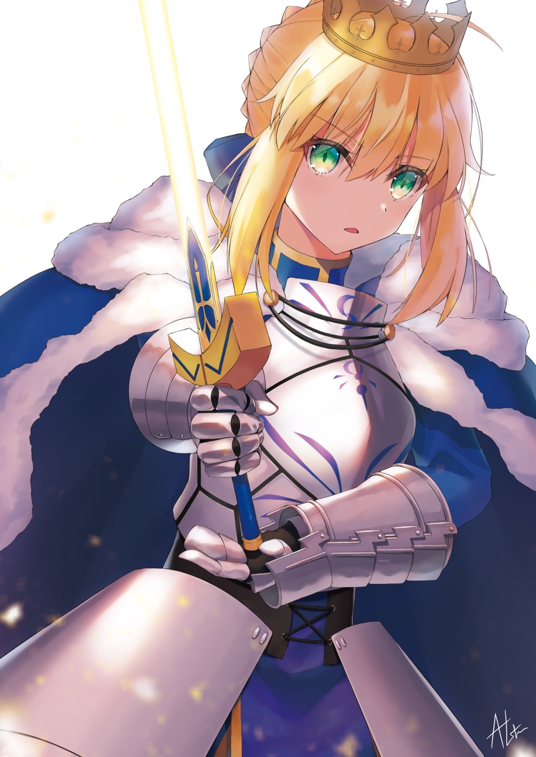 armor fate/stay_night kxc7357 saber sword