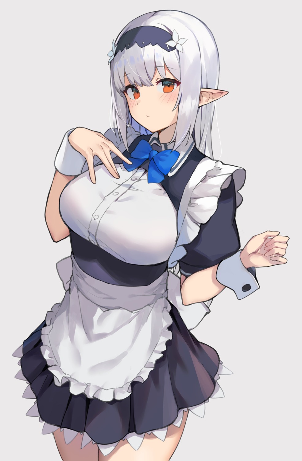 elf maid pointy_ears ryou_(ponpgo)