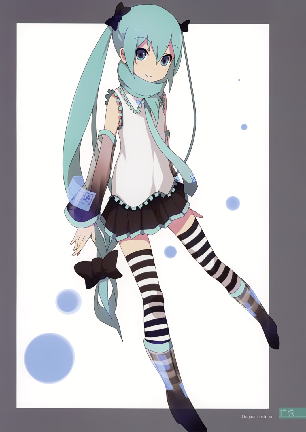 hatsune_miku heels milky_been! ogipote thighhighs vocaloid