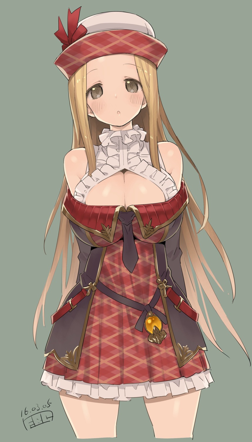 cleavage diola_(granblue_fantasy) dress fbc granblue_fantasy