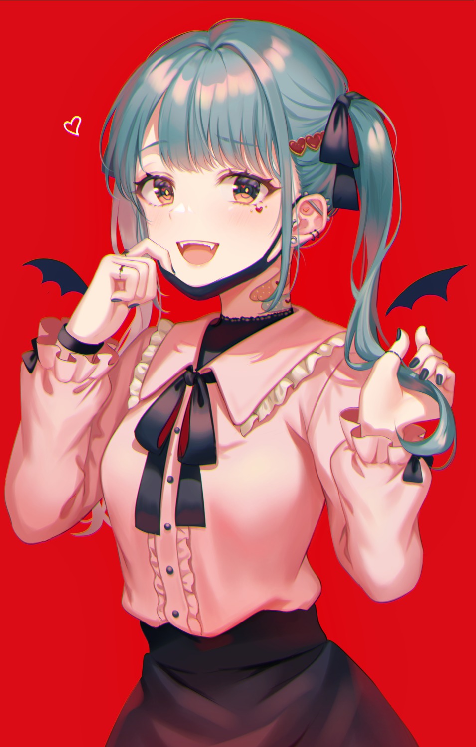 hatsune_miku tokkyu vampire_(vocaloid) vocaloid wings