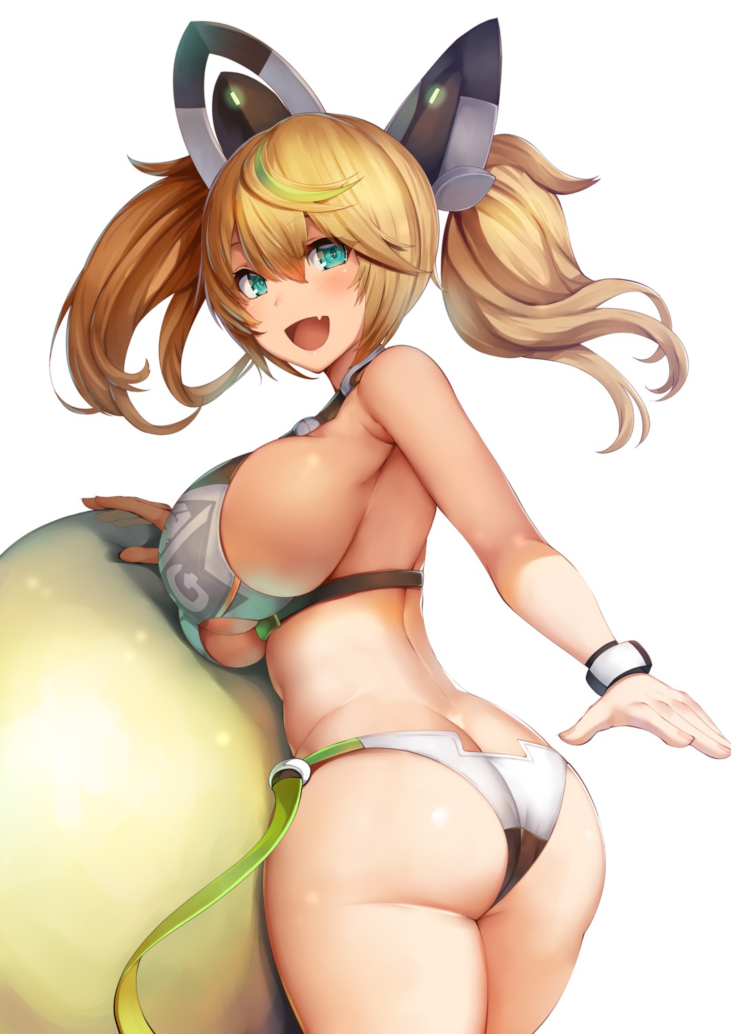 ass belko bikini gené_(phantasy_star_online_2) phantasy_star_online_2 swimsuits underboob