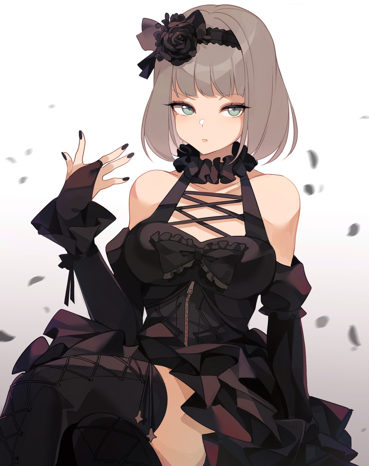 dress saibe skirt_lift thighhighs