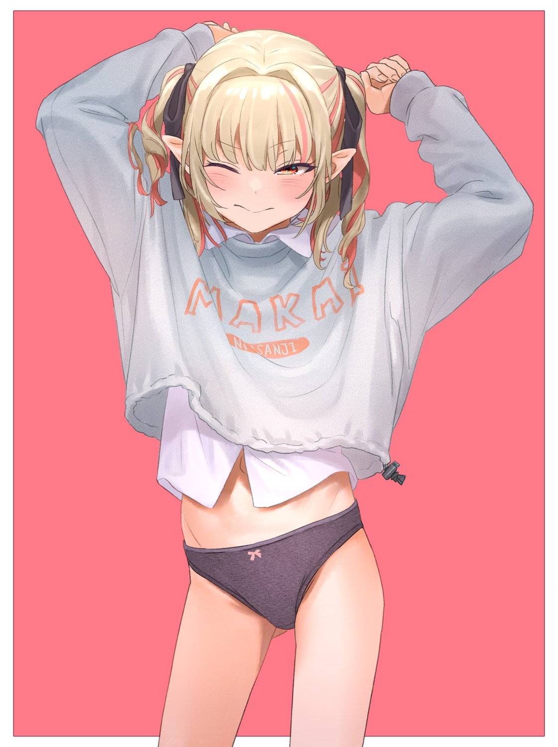 loli makaino_ririmu nijisanji nijisanji_gamers pantsu pointy_ears sabamen