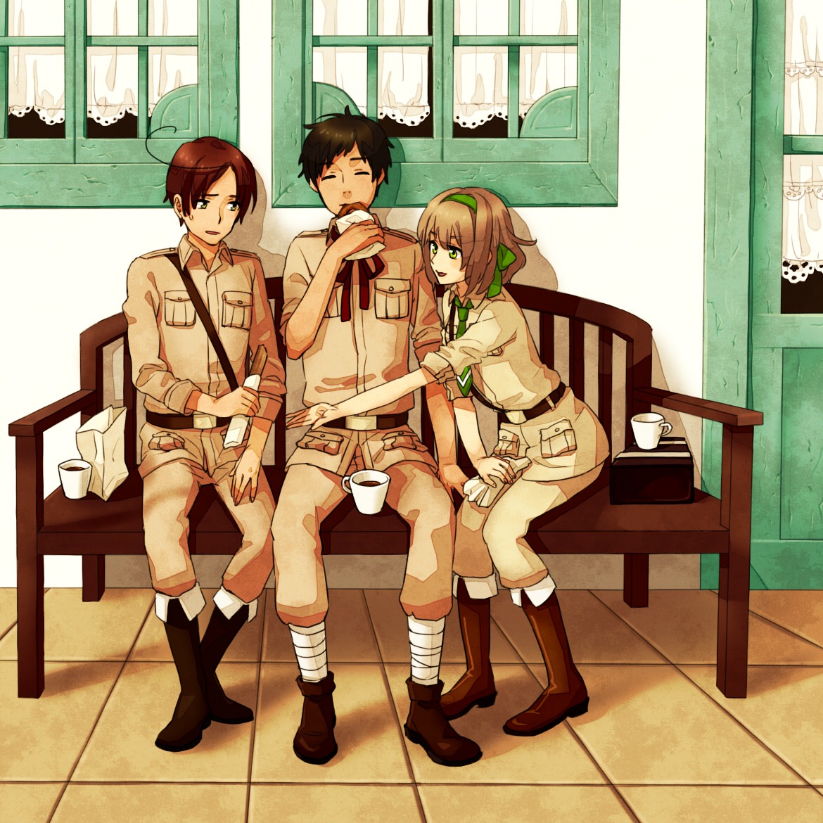 belgium enoppi hetalia_axis_powers south_italy spain uniform