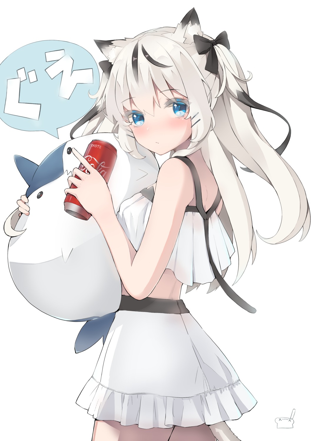 animal_ears hinatsuki_mofu mofu_channel nekomimi penguin retoriro tail