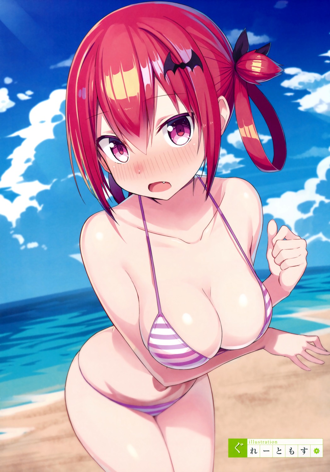 bikini breasts cleavage gabriel_dropout greatmosu kurumizawa_satanichia_mcdowell resort_ukami swimsuits