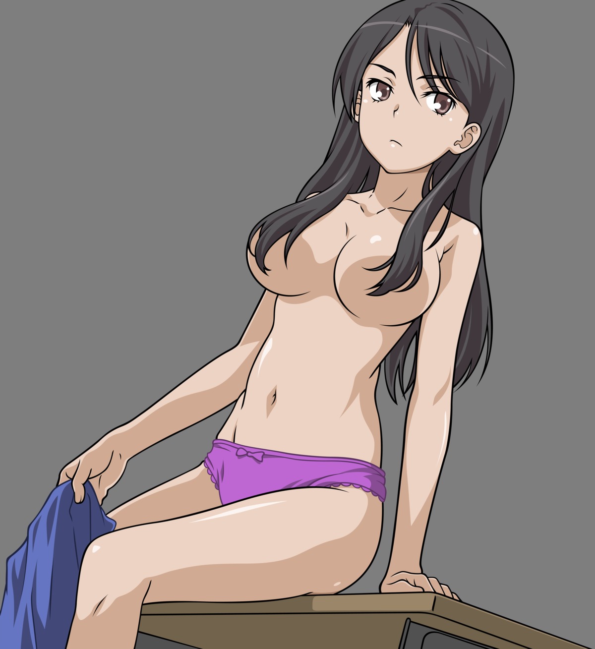 fukiyose_seiri pantsu to_aru_majutsu_no_index topless transparent_png vector_trace