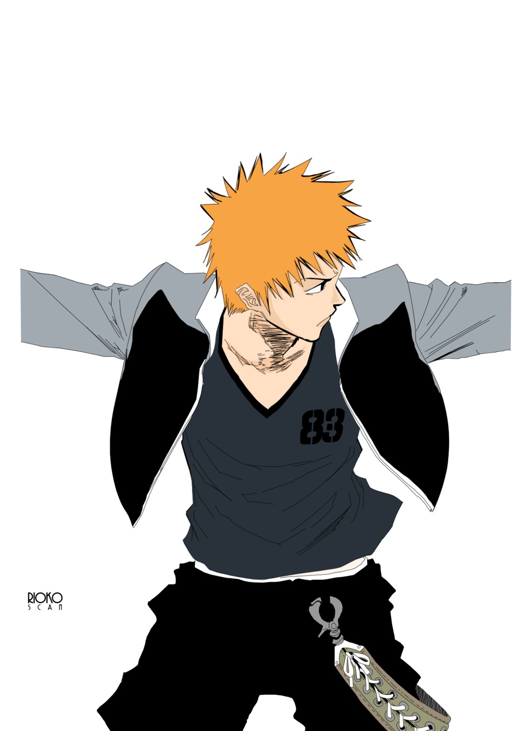 bleach kurosaki_ichigo male watermark