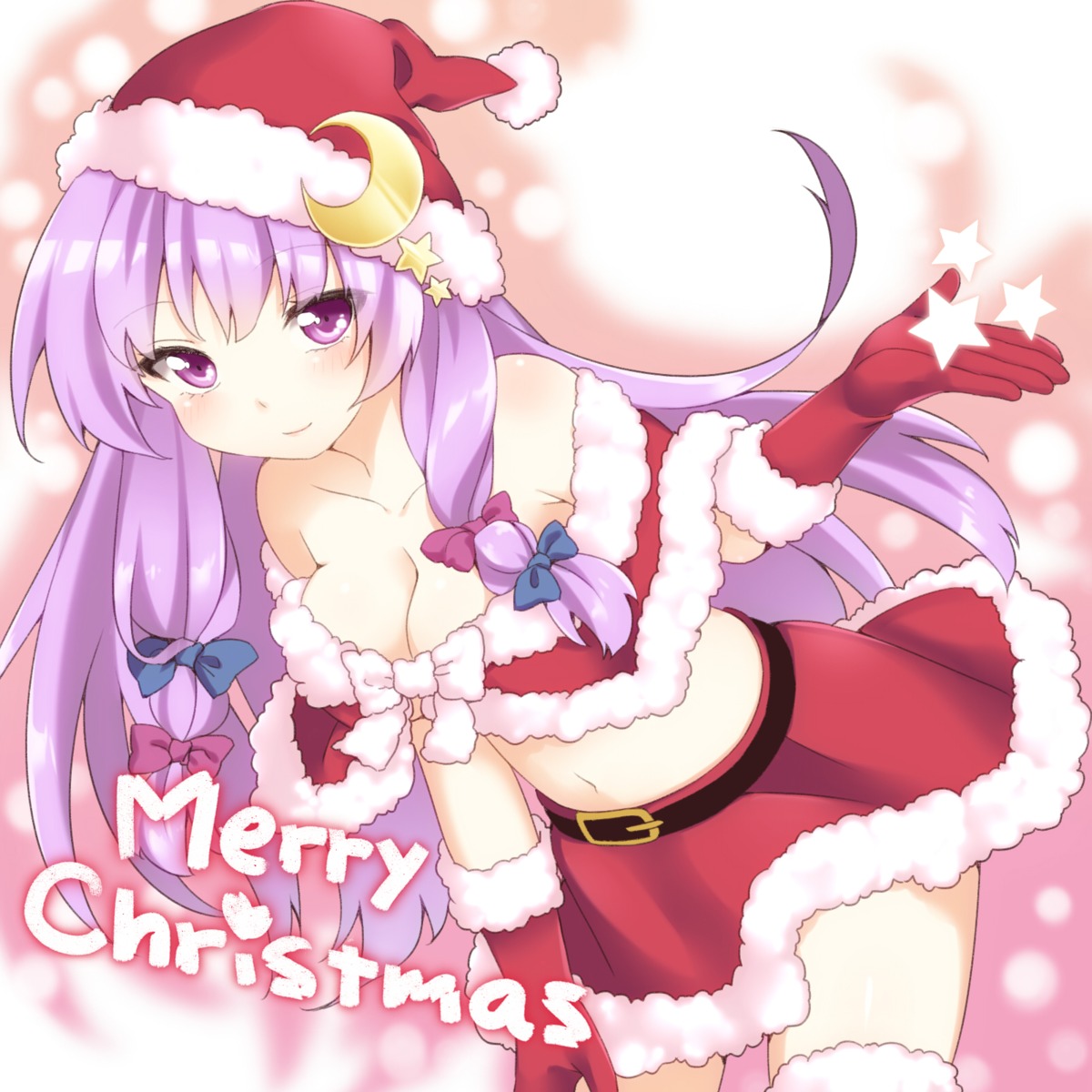 christmas cleavage etou patchouli_knowledge touhou