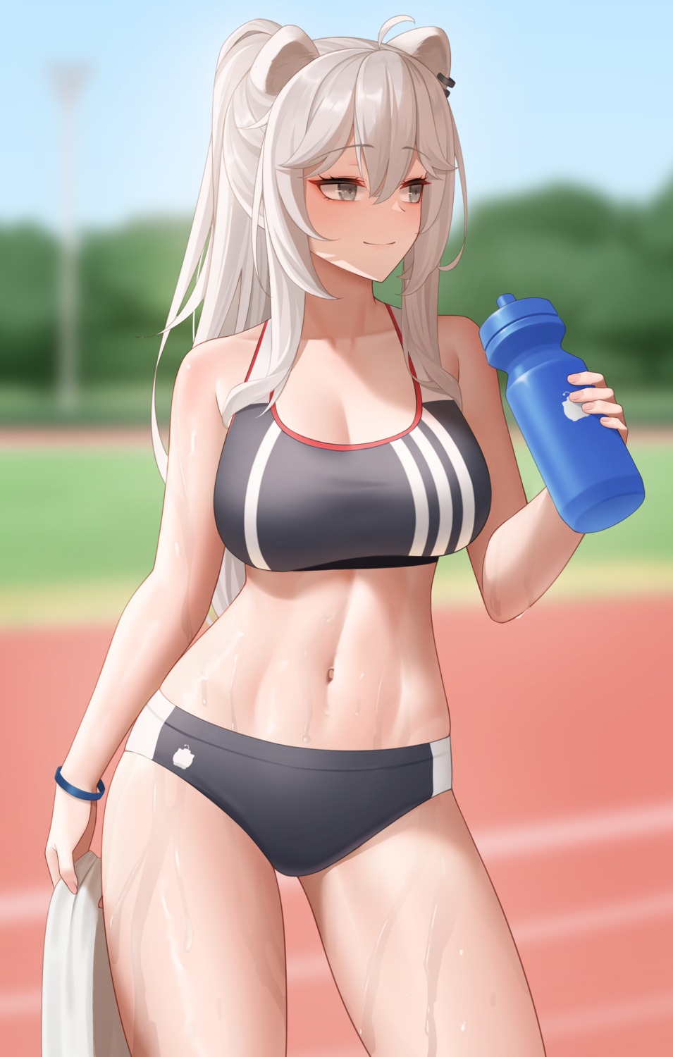 animal_ears buruma gym_uniform hololive shishiro_botan wei_xiao