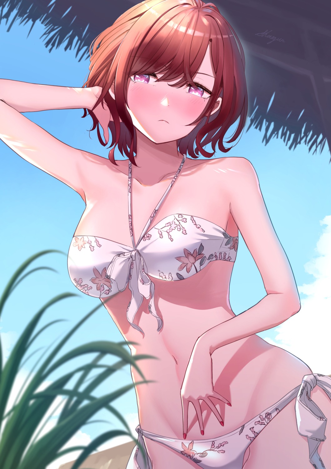 bikini higuchi_madoka shougun_(chuckni1) swimsuits the_idolm@ster the_idolm@ster_shiny_colors