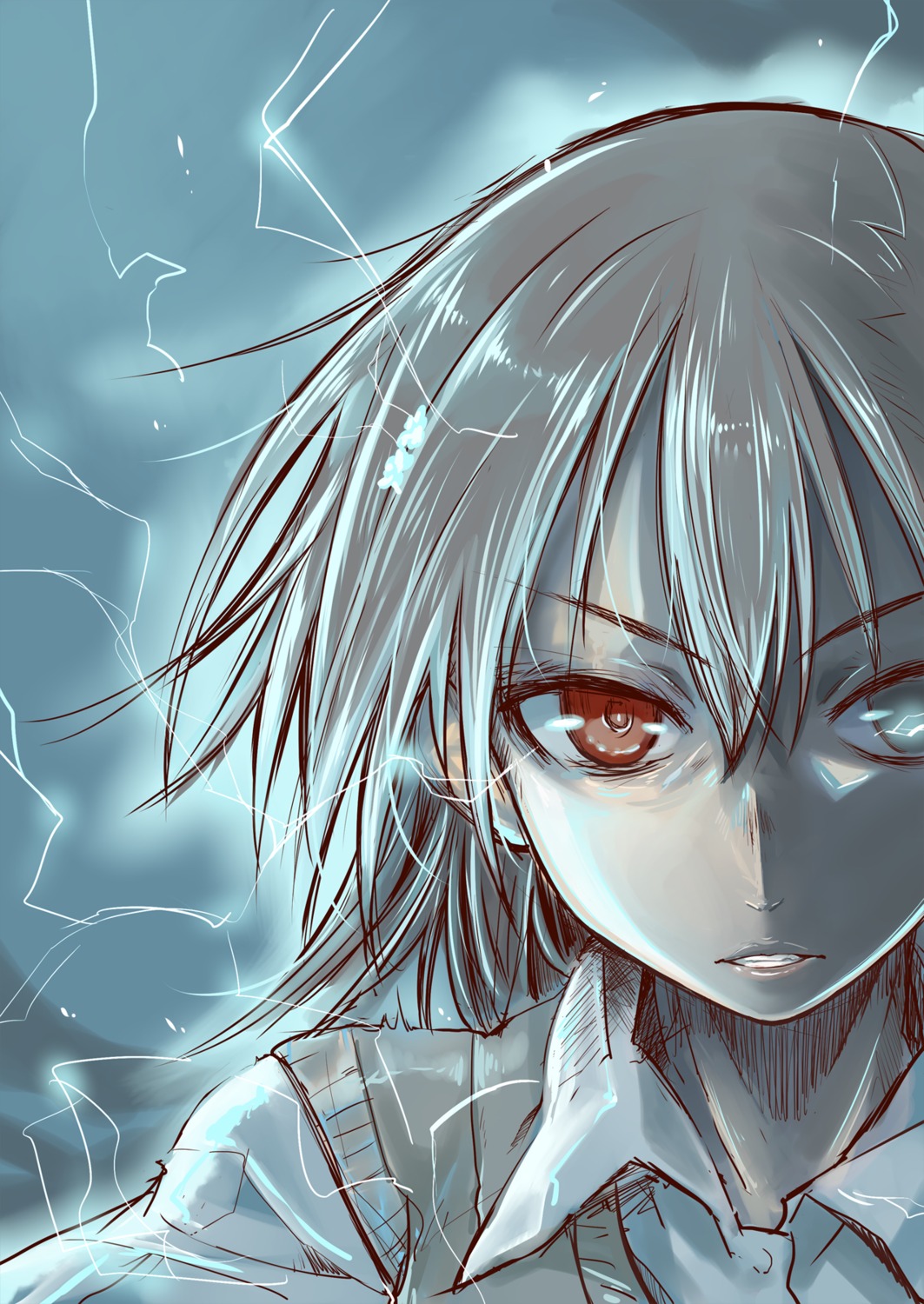 heterochromia misaka_mikoto okara seifuku toaru_kagaku_no_railgun toaru_majutsu_no_index