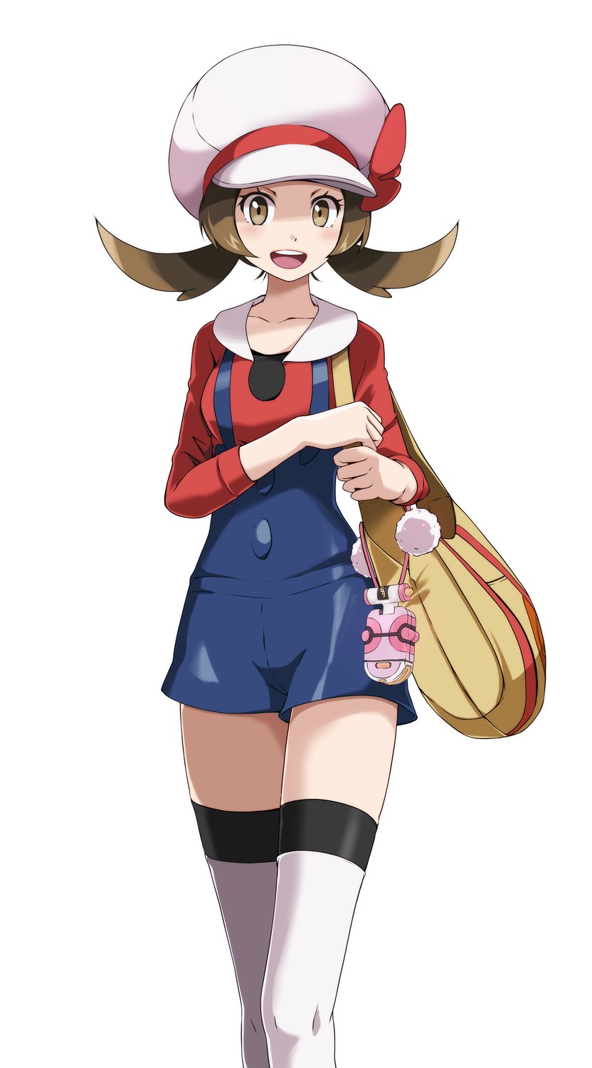 kotone_(pokemon) pokemon pokemon_hgss thighhighs tsukishiro_saika