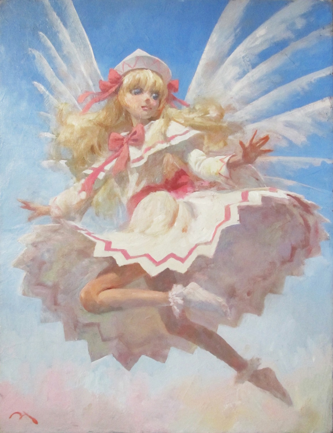 dress lily_white misawa_hiroshi touhou wings